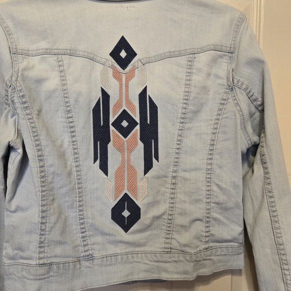 Jessica Simpson Sky Blue Denim Jacket - Picture 3 of 6